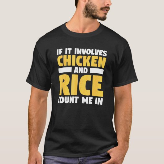 鶏肉とご飯があればオッケー ダイエット Tシャツ (正面)