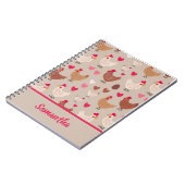 鶏肉とハート ノートブック (左側)