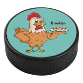 鶏肉と卵をプレート漫画 アイスホッケーパック (3/4)