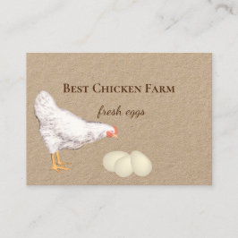 鶏肉と卵(ファーマーズマーケット業者) 名刺