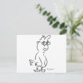 鶏肉の仕様 ポストカード (スタンド正面)