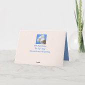 鶏肉の夢を見る猫が元気になる カード (裏面)