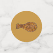 鶏肉の揚げ物のソウルフードを割る コンフェッティ (スモール正面)