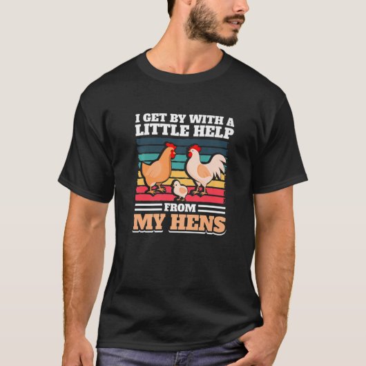 鶏肉のFaを救済少し持ち寄る Tシャツ (正面)