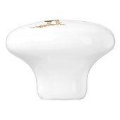 鶏肉キッチンデコーキャビネット引出しノブ セラミックノブ (側面)