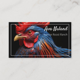 鶏肉チキンファームカスタムQR 名刺