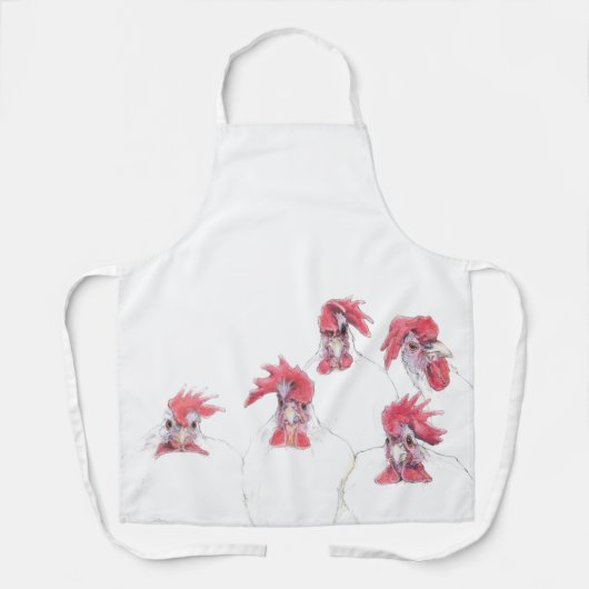鶏肉ディナーエプロン用の櫛かけ エプロン (正面)