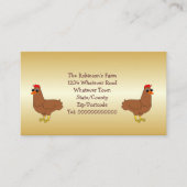 鶏肉デザインファーム名刺 名刺 (正面)