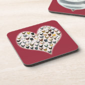 鶏肉ハート コースター (左側)