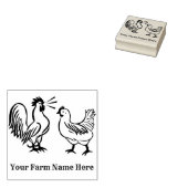 鶏肉パーソナライズされた農場 ラバースタンプ (押印)