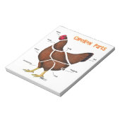 鶏肉パーツ ノートパッド (回転)