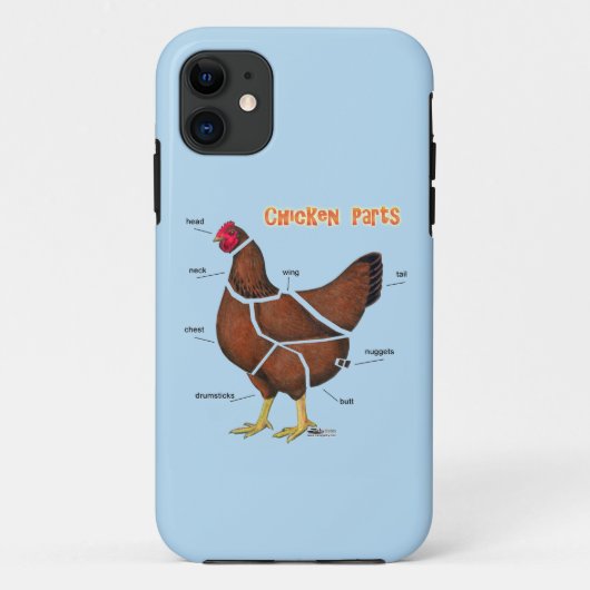 鶏肉パーツ Case-Mate iPhoneケース (裏面)