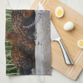 鶏肉パーティーキッチンタオル キッチンタオル (四つ折り)