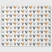 鶏肉包み紙 ラッピングペーパー (フラット)