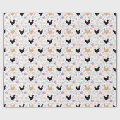 鶏肉誕生日包装紙 ラッピングペーパー (フラット)