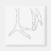 鶏肉足 マグネット (正面)