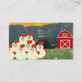 鶏肉農家名刺 名刺 (裏面)