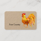 鶏肉、鶏肉、卵走無オーガニック、 名刺 (裏面)