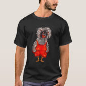 鶏舎のクラウンチキン Tシャツ (正面)