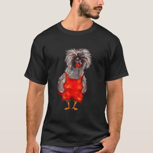 鶏舎のクラウンチキン Tシャツ (正面)