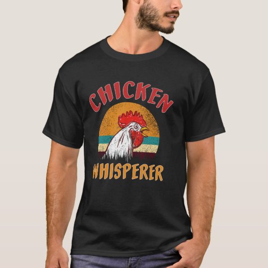 鶏農家のためのファーミングデザイン Tシャツ (正面)