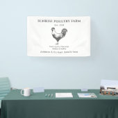 鶏農家 横断幕 (トレードショー)