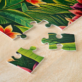 鶏鮮やかの子ども達 ジグソーパズル (側面)