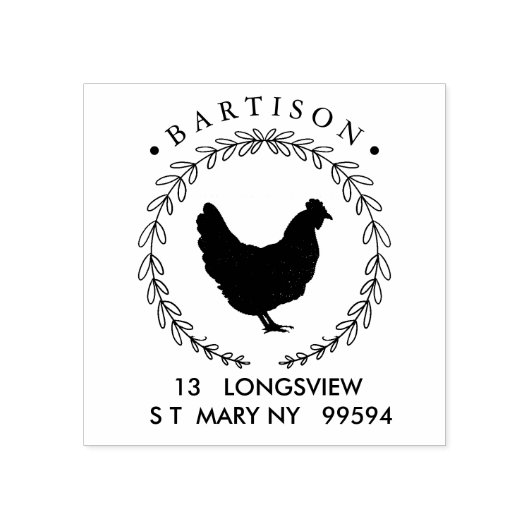 鶏鶏卵ビジネス住所ラバースタンプ ラバースタンプ (インプリント)