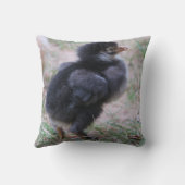 鶏，ひよこ，鶏，雛，動物，鳥。 クッション (裏面)