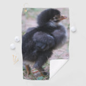 鶏，ひよこ，鶏，雛，動物，鳥。 ゴルフタオル (インサイチュ)