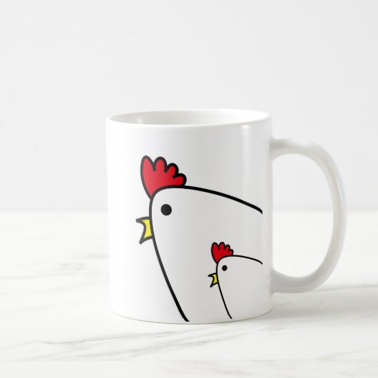 鶏 コーヒーマグカップ (右)