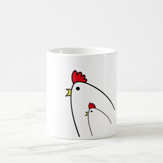 鶏 コーヒーマグカップ (中央)