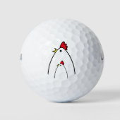 鶏 ゴルフボール (正面)