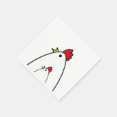 鶏 スタンダードカクテルナプキン (角)