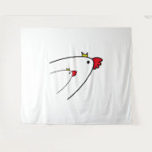 鶏 タペストリー (正面(横))