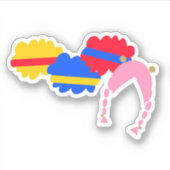 鶏、チャ、ブーム、ブーム、リヤ シール (正面)