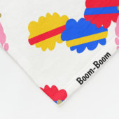 鶏、チャ、ブーム、ブーム、リヤ フリースブランケット (角)