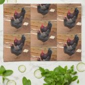 鶏 – ファームライフシリーズキッチンタオル キッチンタオル (折り畳み)