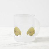 鶏 フロストグラスマグカップ (正面右)