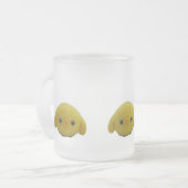 鶏 フロストグラスマグカップ (正面左)