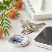 「鶏」フローラキーチェーン キーホルダー (側面)