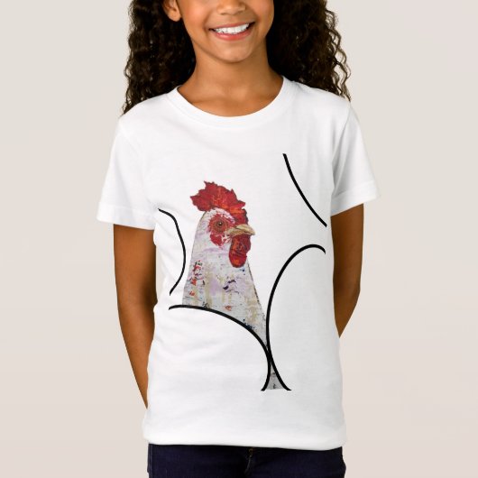 鶏、家畜 Tシャツ (正面)