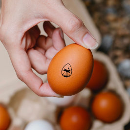 鶏、鶏卵 |イースターバニー | Egg Mini Stamp ラバースタンプ