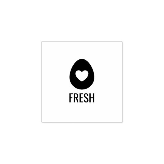 鶏、鶏卵 | Fresh Eggs | Egg Mini Stamp ラバースタンプ (インプリント)