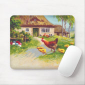 鶏、鶏、イースターエッグ マウスパッド (マウス)