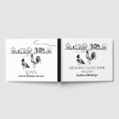 鶏、鶏 | ブラックホワイトファーム結婚ズ ゲストブック (全面)