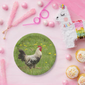鶏，鶏，動物，鳥，農場，農業 ペーパープレート (パーティー)