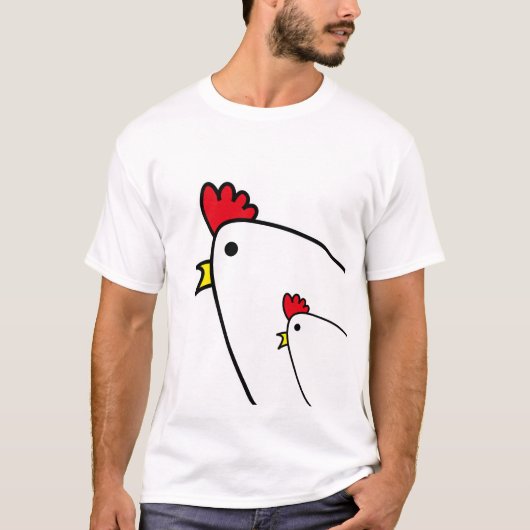 鶏 Tシャツ (正面)