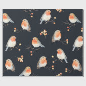 鶯は、海の枝をはいて羽を生える ラッピングペーパー (フラット)