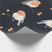 鶯は、海の枝をはいて羽を生える ラッピングペーパー (角)